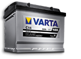 Varta Batterie schwarz
