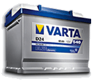 Varta Batterie blau
